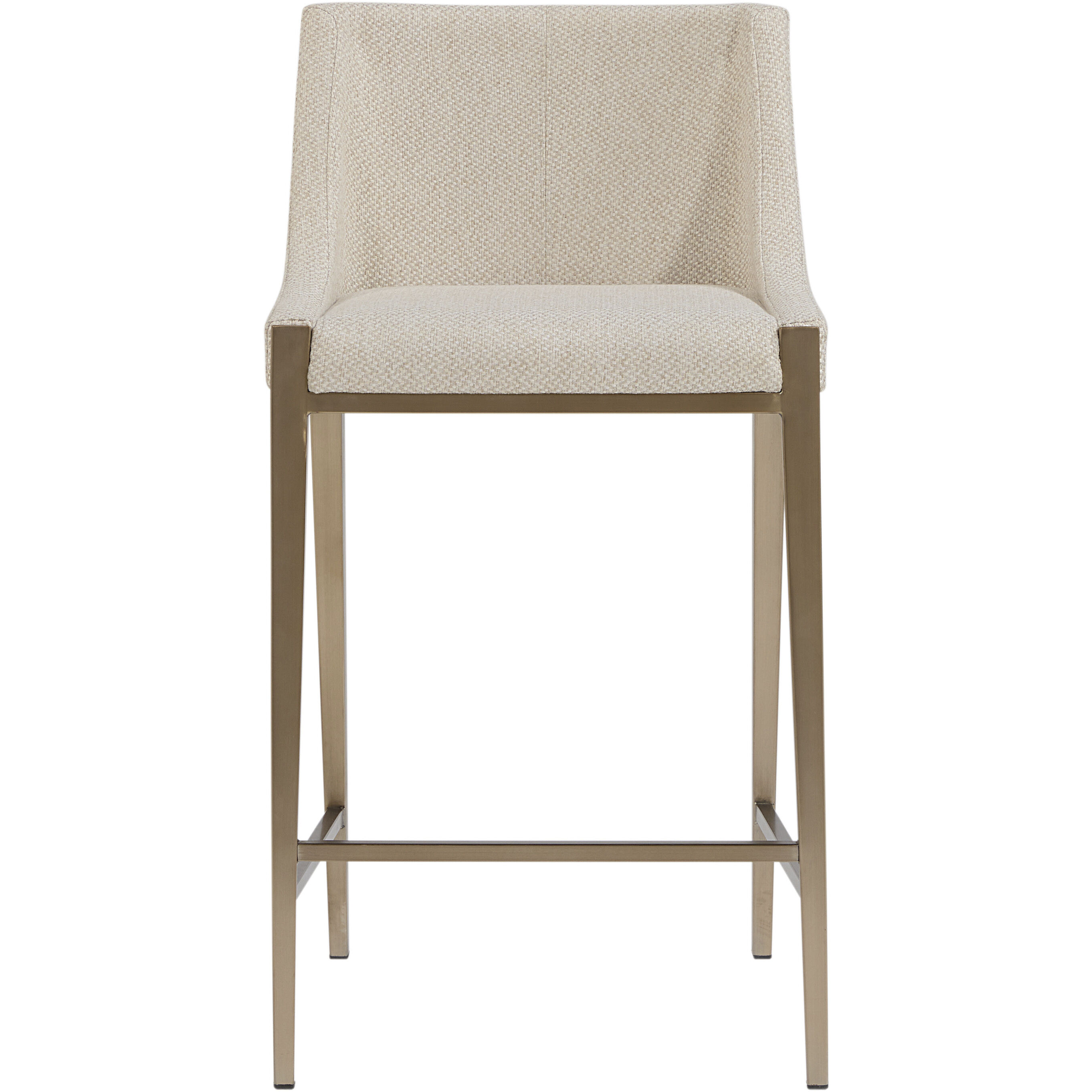 Dionne 36.75 inch Monument Oatmeal Counter Stool